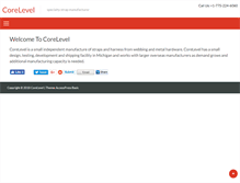 Tablet Screenshot of corelevel.com